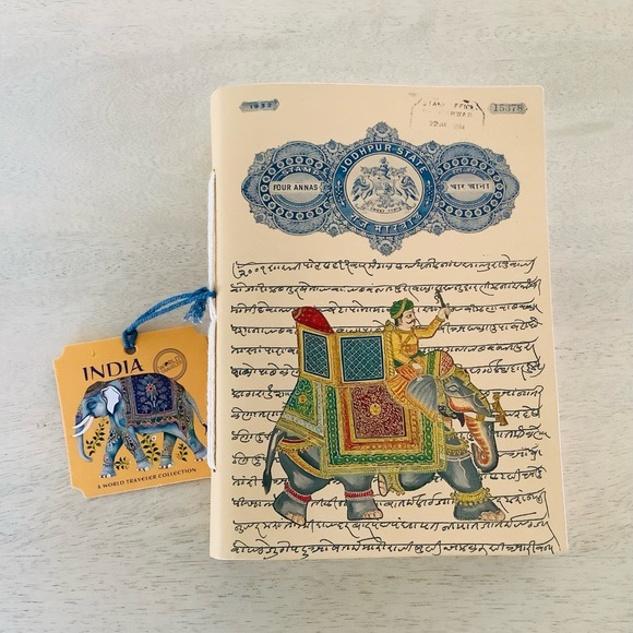 India World Traveler Elephant Notebook Journal - Picture 7 of 7